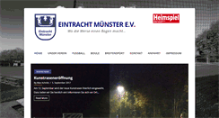 Desktop Screenshot of eintracht-muenster.de